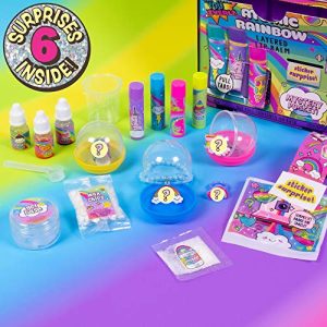 Vendees Atomic Rainbow Lip Balm by Horizon Group USA, Mix & Create Your Own Shimmery, Flavorful, Layered Lip Balm. Use Your Surprise DIY Dispenser to Revel Surprises & More. Multicolored