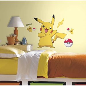 RoomMates Pokemon Pikachu Peel And Stick Wall Decals - RMK2536GM