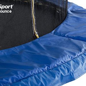 JumpSport SkyBounce Trampoline with Safety Enclosure | Includes Spring Pad
