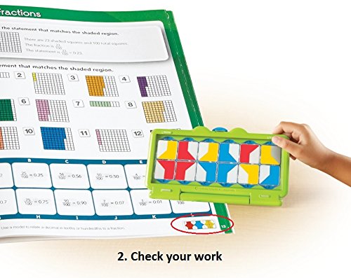 hand2mind VersaTiles Math Practice Take Along Set (Grade 1), Allow Kids to Learn, Practice & Self-Check Essential Math Skills at Home, Independent Activities for Kids