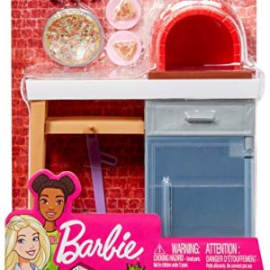 Barbie Outdoor Furniture Set, Brick Pizza Oven