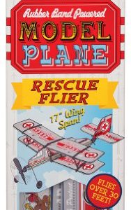 T.S. Shure Rubber Band Powered Rescue Flier Model Plane Kit