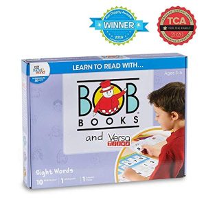 hand2mind Learn to Read with Bob Books and VersaTiles - Sight Words Set (Ages 3-6) | Sight Words Games, 10 BOB Books, 20-Page Workbook & 1 Answer Book, Award Winning