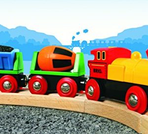 BRIO World - 33319 Battery Operated Action Train | 3 Piece Toy Train for Kids Ages 3 and Up