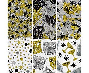 amscan New Year Assorted Foil Confetti | Party Supply