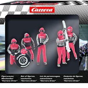 Carrera USA 20021131 21131 Figure Mechanics Realistic Scenery Accessory for Slot Car Race Track Sets, Red