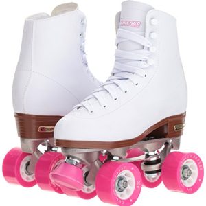 Chicago Women's Classic Roller Skates - Premium White Quad Rink Skates
