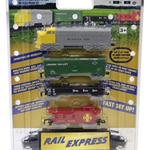 Bachmann Trains - Rail Express Battery Operated Train Set - HO Scale