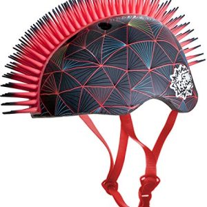 Krash Black Gator Youth Mohawk Helmet