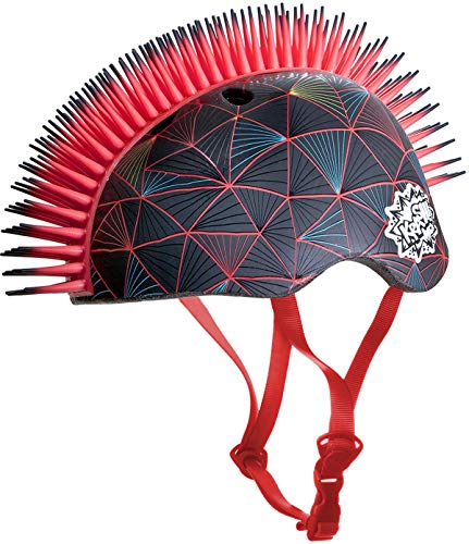 Krash Black Gator Youth Mohawk Helmet