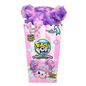 Pikmi Pops Giant Pajama Llama - Poppy Sprinkles - Scented Stuffed Animal Plush Toy in Popcorn Box