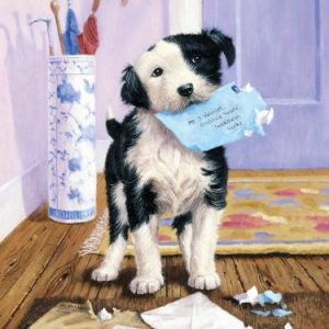 ROYAL BRUSH PJS44 The Mail Menace Junior Small Paint by# Kit 8.75"x11.75"