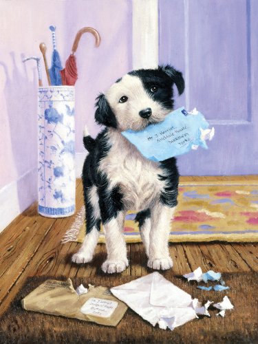 ROYAL BRUSH PJS44 The Mail Menace Junior Small Paint by# Kit 8.75"x11.75"