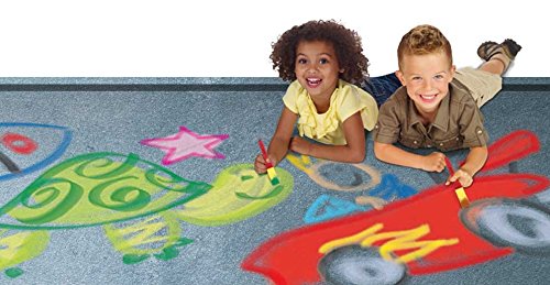 RoseArt Washable Sidewalk Chalk Paint Neon Jumbo Markers