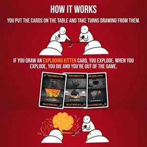 Exploding Kittens Card Game - Family-Friendly Party Games - Card Games for Adults, Teens & Kids & Streaking Kittens: This is The Second Expansion of Exploding Kittens