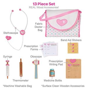 Adora Doctor Kit for Kids Pretend Play Dr. ADORAble 13-Piece Set Comes with Doctor Bag, Stethoscope, Thermometer and more