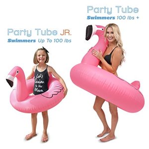 GoFloats Flamingo Pool Float Party Tube, Inflatable Rafts for Kids & Adults