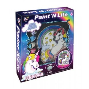 AMAV Toys Kids DIY Unicorn Painting Multicolor Kit, for Kids Ages 3+. Fun Arts & Crafts Activity. Ideal Gift for Christmas & Birthdays