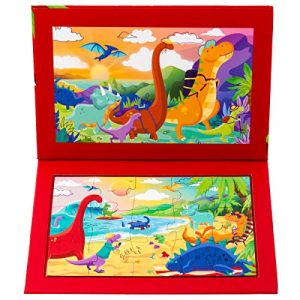 Stephen Joseph 2-Sided Magnetic Puzzle, Dino