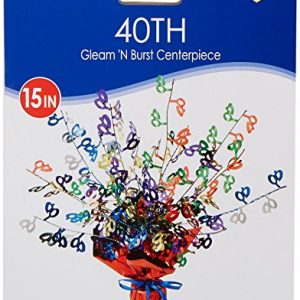 40 Gleam 'N Burst Centerpiece (multi-color) Party Accessory (1 count) (1/Pkg)