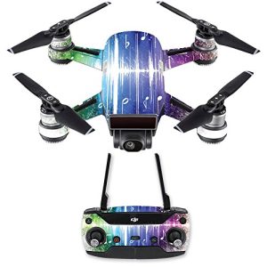 MightySkins Skin Compatible with DJI Spark Mini Drone Combo - Music Man | Protective, Durable, and Unique Vinyl Decal wrap Cover | Easy to Apply, Remove, and Change Styles | Made in The USA