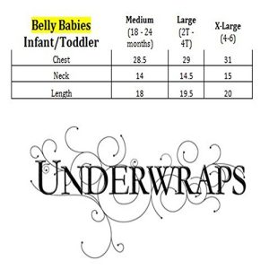 Underwraps Toddler's Lion Belly Babies Costume