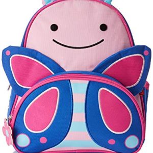 Skip Hop Toddler Backpack, 12" Butterfly School Bag, Multi
