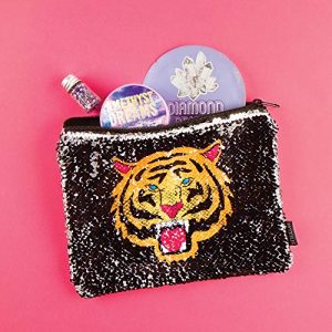 Fashion Angels S. Lab Magic Sequin Pouch 77041 - Tiger/Fierce, Multi