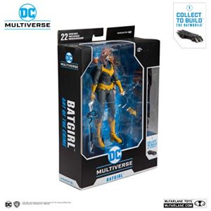 McFarlane Toys DC Multiverse Batgirl: Art of The Crime Action Figure with Build-A Rebirth Batmobile (Piece 1)
