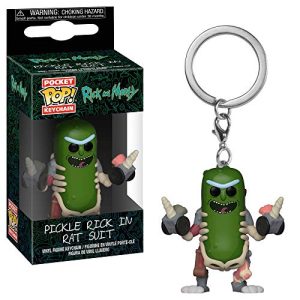 Funko 35930 Pop! Keychain: Rick & MortyRick in Rat Suit, Multicolor