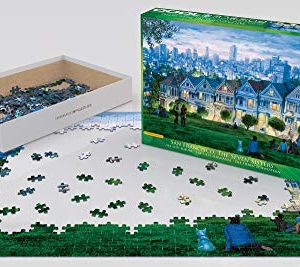 San Francisco The Seven Sisters by Eugene Lushpin 1000-Piece Puzzle
