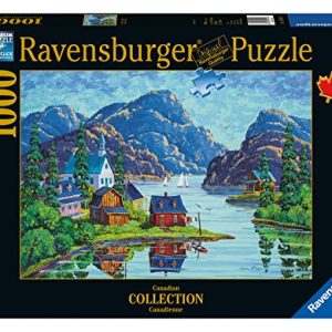 Ravensburger The Saguenay Fjord Canadian Collection Canadienne 1000 Piece Jigsaw Puzzle for Adults – Every piece is unique, Softclick technology Means Pieces Fit Together Perfectly