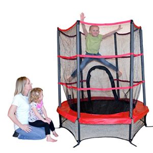 Propel Trampolines PTS55-RE Junior Trampoline with Enclosure, 55", Red