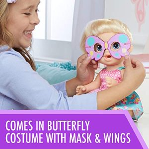 Baby Alive Butterfly Party: Blonde Hair Doll with 12 Accessories That Drinks and Wets, Great Doll for 3 Year Old Girls and Boys and Up (Amazon Exclusive)