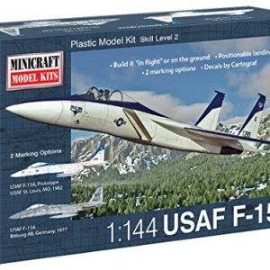 Minicraft F-15A Airplane Model Kit (1/144 Scale)