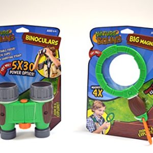 Nature Bound Magnifier Lense and Binoculars Combo Set