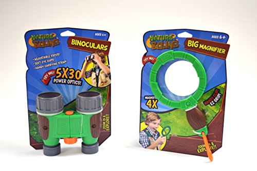 Nature Bound Magnifier Lense and Binoculars Combo Set