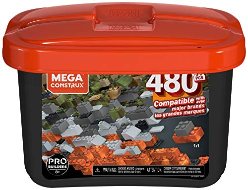 Mega Construx Open-Ended Play Brick Box for Pro Builders 8+ (Building Toys for Creative Play - 480 Pieces)