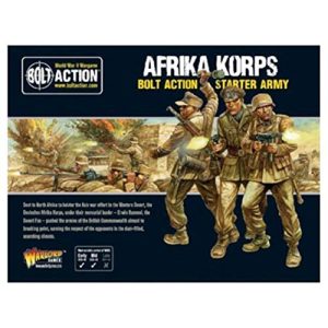 Bolt Action Afrika Korps German Grenadiers Western Desert Starter Army Pack 1:56 WWII Military Wargaming Plastic Model Kits