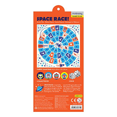 Mudpuppy Space Race Travel Game