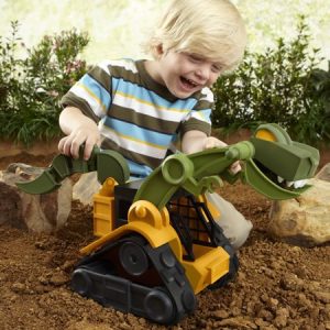 Educational Insights Dino Construction Company T-Rex Skid Loader