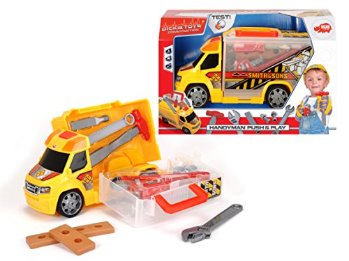 Dickie Toys Push and Play Construction Handyman Case Vehicle