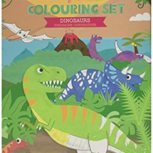 Tiger Tribe Dinosaurs Colouring Set