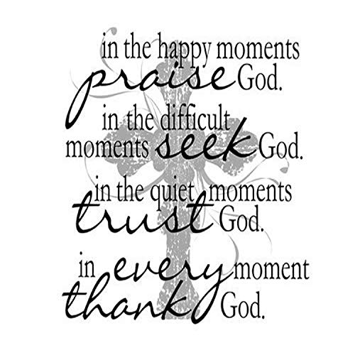Jada Venia 9.75"x7.75" in The Happy Moments Praise God Light Box Insert with Cross