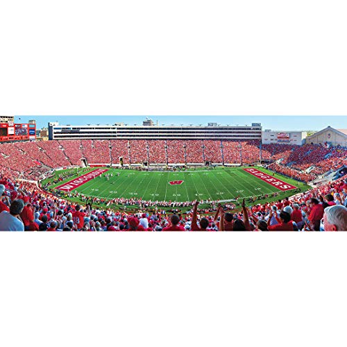MasterPieces Collegiate Wisconsin Badgers 1000 Piece Stadium Panoramic Jigsaw Puzzle