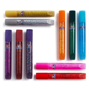 Elmer’s Rainbow Glitter Glue Pen Set, Assorted Colors, 0.356 Ounces Each, 31 Count - Great For Making Slime
