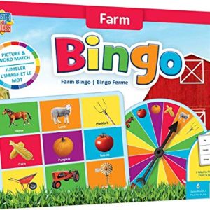 MasterPieces Educational-Farm Bingo Game, Multicolored