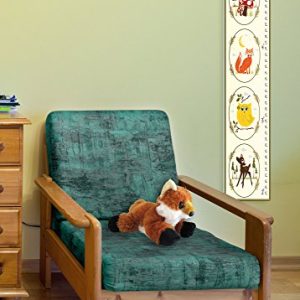 Stupell Home Décor Deer Owl Fox Woodland Growth Chart, 7 x 0.5 x 39, Proudly Made in USA