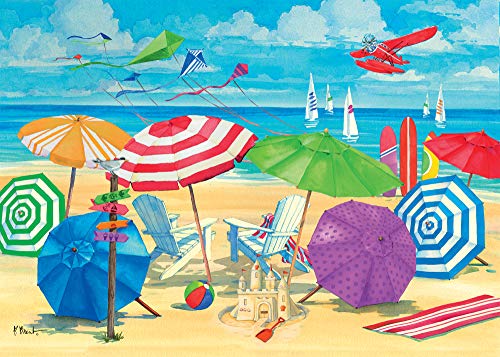 Ravensburger 13590 Meet me at The Beach 300 Piece Large Pieces Jigsaw Puzzle for Adults - Every Piece is Unique, Softclick Technology Means Pieces Fit Together Perfectly