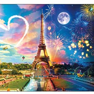 Buffalo Games - Night & Day Collection - Paris Love - 300 Large Piece Jigsaw Puzzle